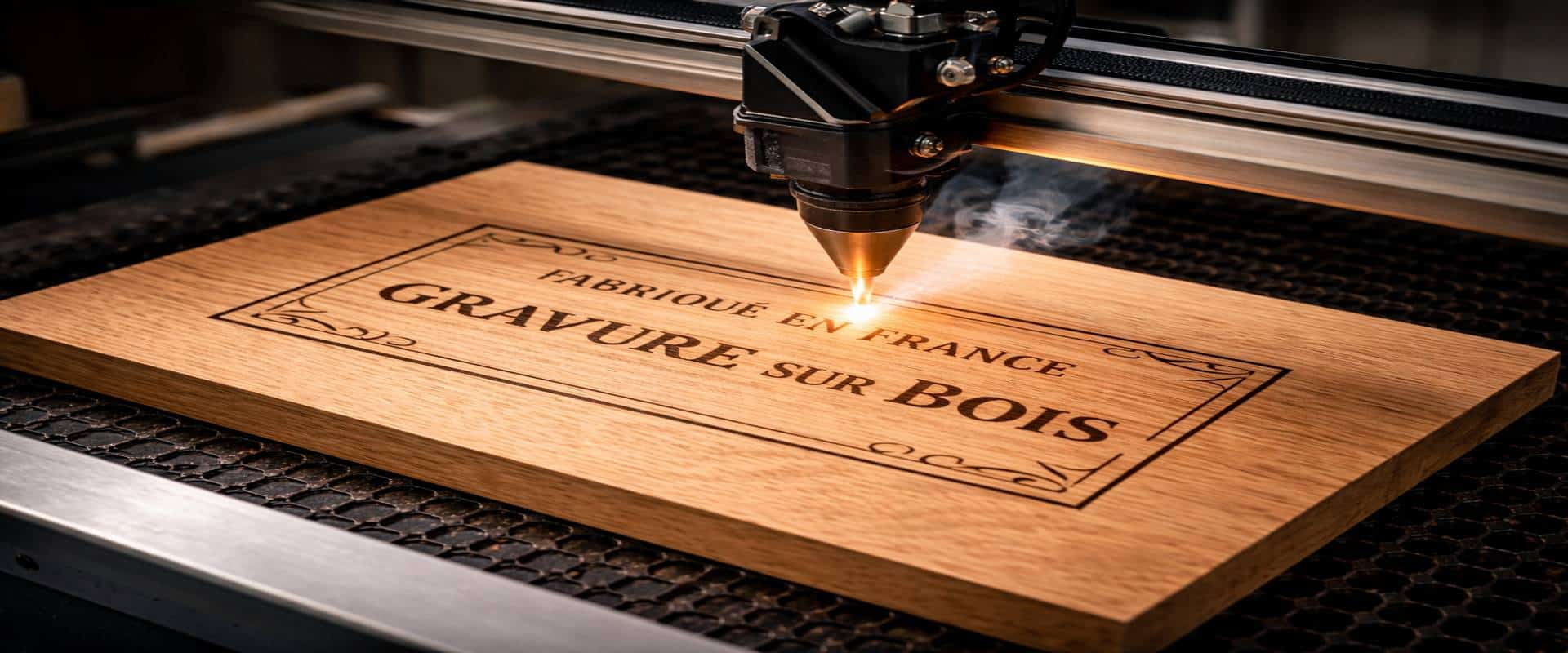 Pièces décoratives gravées au laser
